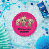 小さな火星人、パーソナライズされた子供のために。 ペーパープレート (パーティー)