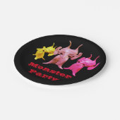 小さな火星人、パーソナライズされた子供のために。 ペーパープレート (アングル)