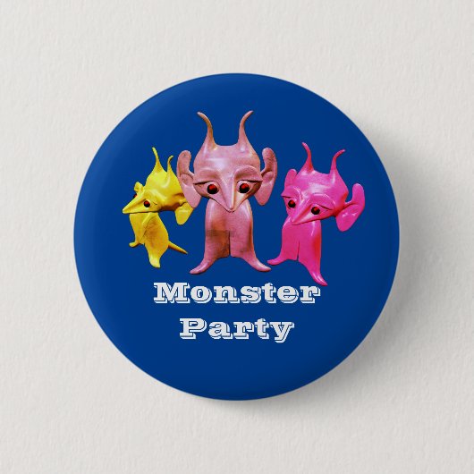 小さな火星人、パーソナライズされた子供のために。 缶バッジ (正面)