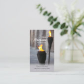 小さな火花CC0947から火を燃やす 名刺 (スタンド正面)