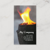 小さな火花CC0947から火を燃やす 名刺 (裏面)