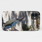 小さな灰色の妖精ペンギン Case-Mate iPhoneケース (裏面(横))