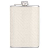 小さな点のパターンを持つ白い背景 フラスク (正面)