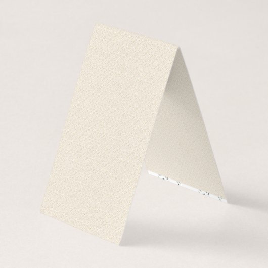 小さな点のパターンを持つ白い背景 名刺 (裏面)