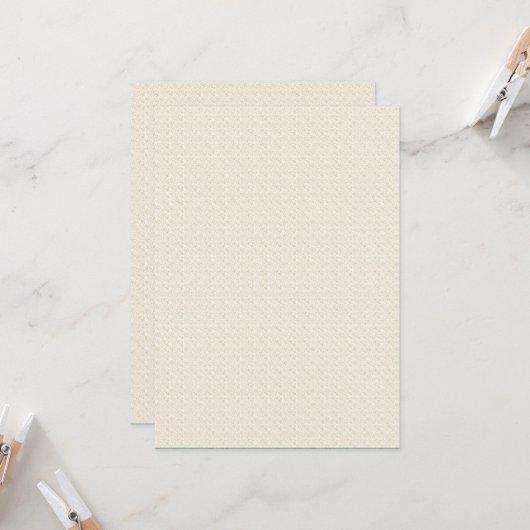 小さな点のパターンを持つ白い背景 招待状 (正面/裏面インサイチュ)