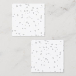 小さな点をたくさん持つ白い背景 コーリングカード