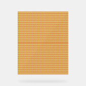 小さな点を持つオレンジ色と黄色の背景 アクリルサイン (正面)