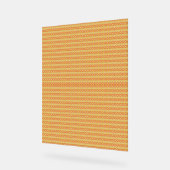 小さな点を持つオレンジ色と黄色の背景 アクリルサイン (傾斜)