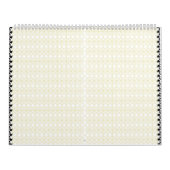 小さな点を持つオレンジ色と黄色の背景 カレンダー (カバー)