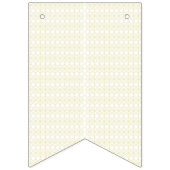 小さな点を持つオレンジ色と黄色の背景 バンティングフラッグ (第1の旗)