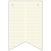 小さな点を持つオレンジ色と黄色の背景 バンティングフラッグ (第3の旗)