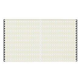 小さな点を持つオレンジ色と黄色の背景 名札