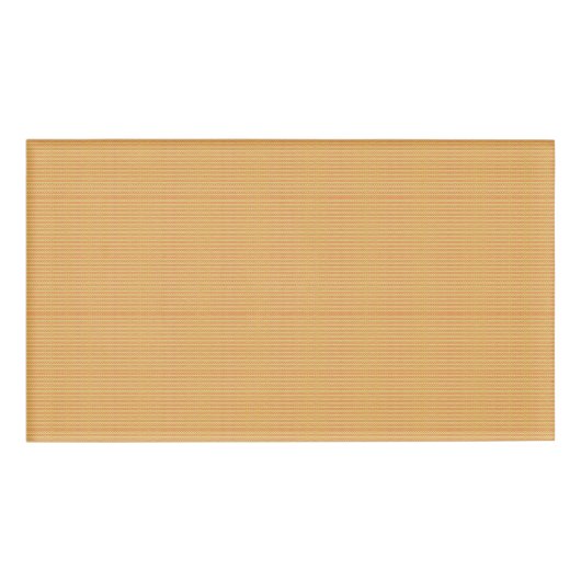 小さな点を持つオレンジ色と黄色の背景 名札 (正面)