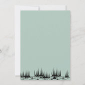 小さな熊が彼の途中にある赤ちゃんシャワー招待状 招待状 (裏面)