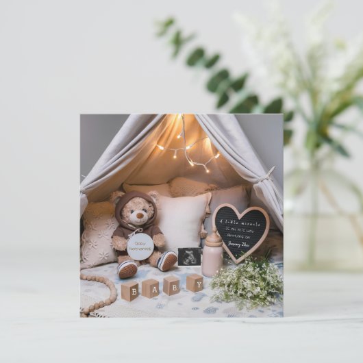 小さな熊の妊娠ミニマル発表 シーズンカード (スタンド正面)