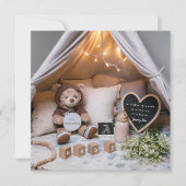 小さな熊の妊娠ミニマル発表 シーズンカード (正面)