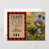 小さな熊の誕生日ありがとうポストカード ポストカード (正面/裏面)