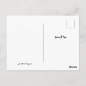 小さな熊の誕生日ありがとうポストカード ポストカード (裏面)