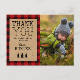 小さな熊の誕生日ありがとうポストカード ポストカード