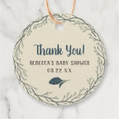 小さな熊の赤素朴ちゃんシャワー フェイバータグ (裏面)