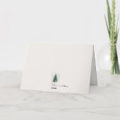 小さな熊与えのハートから抱擁 シーズンカード (裏面)