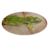 小さな熱帯性カエル カッティングボード (角)