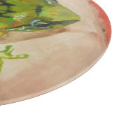 小さな熱帯性カエル カッティングボード (角)