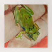 小さな熱帯性カエル ジグソーパズル (横)