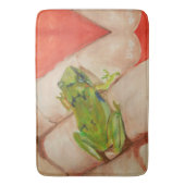 小さな熱帯性カエル バスマット (正面縦)