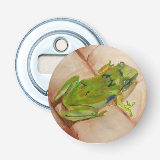 小さな熱帯性カエル 栓抜き (正面)