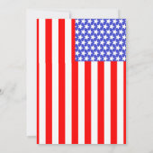 小さな爆竹が途中にあるベビー-Q 招待状 (裏面)