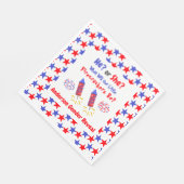 小さな爆竹の性別を明らかにする スタンダードランチョンナプキン (角)