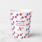 小さな爆竹の性別を明らかにする 紙コップ (正面)