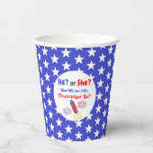 小さな爆竹の性別を明らかにする 紙コップ (正面)