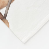 小さな爆竹テディベアベビーマイルストーン フリースブランケット (角)