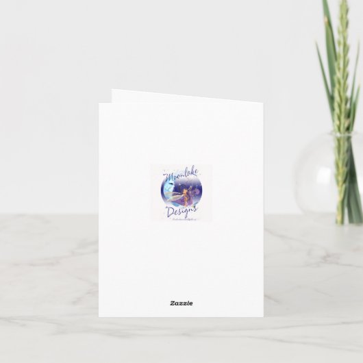 小さな牛のケーキと風船を持つ3番目の誕生日カード カード (裏面)