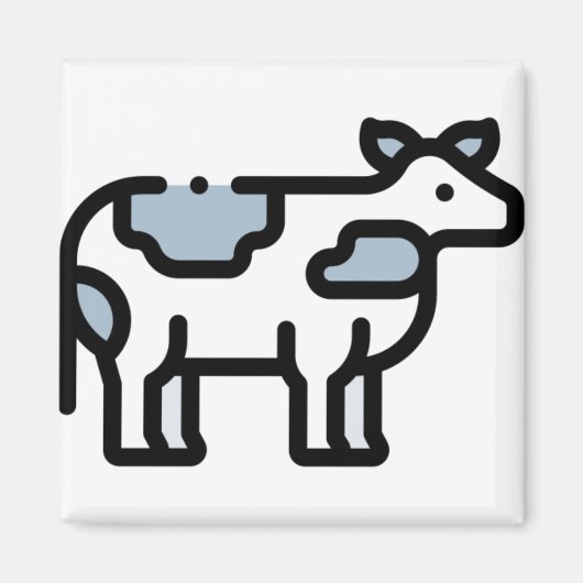 小さな牛 マグネット (正面)