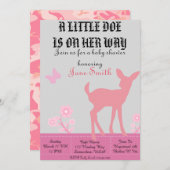 小さな牝鹿 招待状 (正面/裏面)
