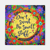 小さな物勇気付けられるおもしろい マグネット (正面)