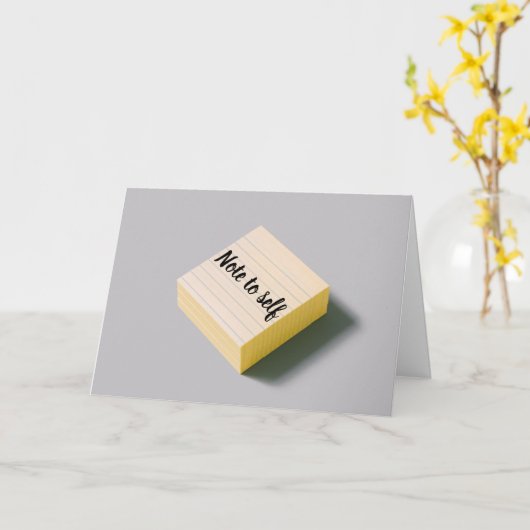 小さな物 カード (黄色い花)