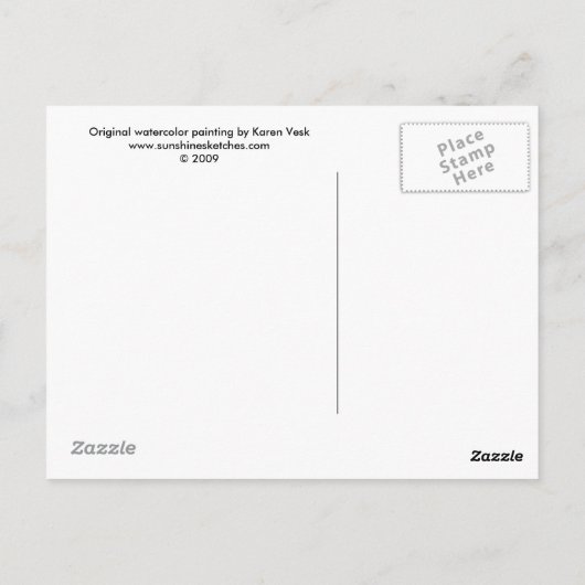 小さな物 ポストカード (裏面)