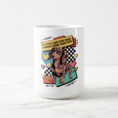 小さな犬がいるだけで家族の絆は深まる コーヒーマグカップ (中央)