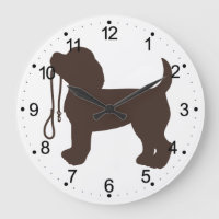 小さな犬のシルエット-背景色を選択