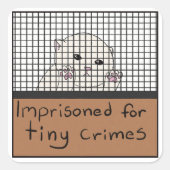 小さな犯罪 スクエアシール (正面)