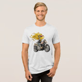 小さな狂った女の子 トライブレンドＴシャツ (正面全面)