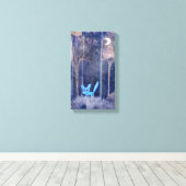 小さな狐 キャンバスプリント (インサイチュ (ウッドフロア))