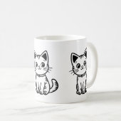 小さな猫たち コーヒーマグカップ (正面右)