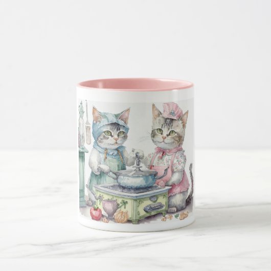 小さな猫たち  マグカップ (中央)