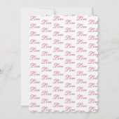 小さな猫たち、メリークリスマス 招待状 (裏面)