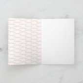 小さな猫たち、メリークリスマス 招待状 (内部)